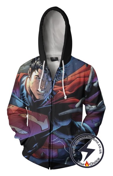 Superman - Superman ZipUp 3D - Superman Hoodies Jackets